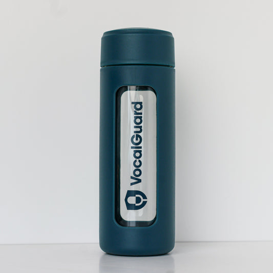 VocalGuard Glass Water Bottle